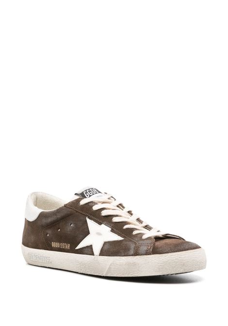 Sneakers Superstar con effetto vissuto in marrone Golden Goose - uomo GOLDEN GOOSE | GMF00101F00615155377